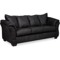Signature Design by Ashley Darcy Contemporary 3-Seater Sofa Couch, Black