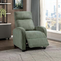 Lexicon Corduroy Pushback Recliner Chair, Green